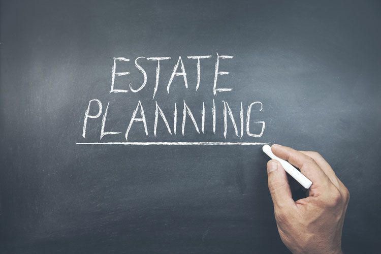 Estate Planning Chalkboard
