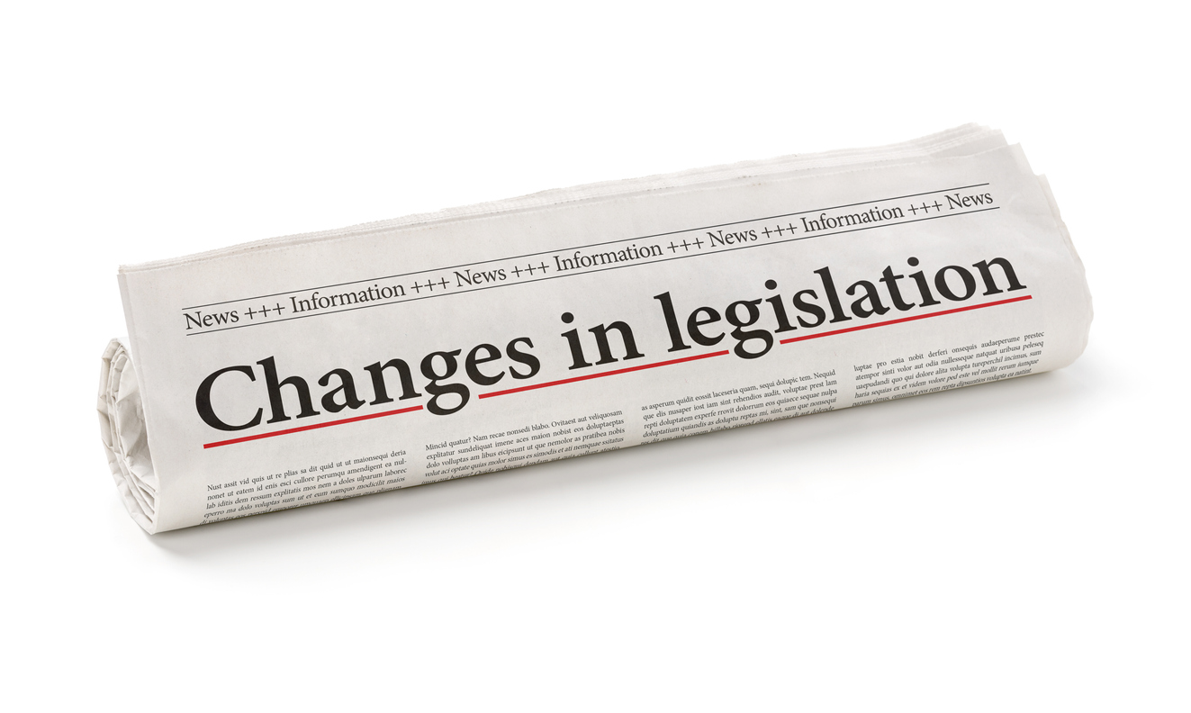changes in legislation