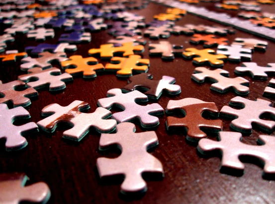 Jigsaw Puzzle Unfinished